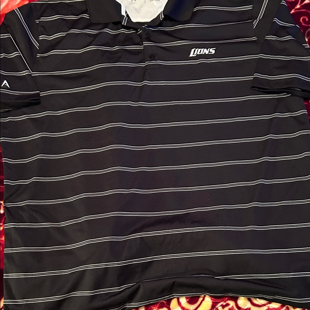 Black Striped Polo Loins Shirt